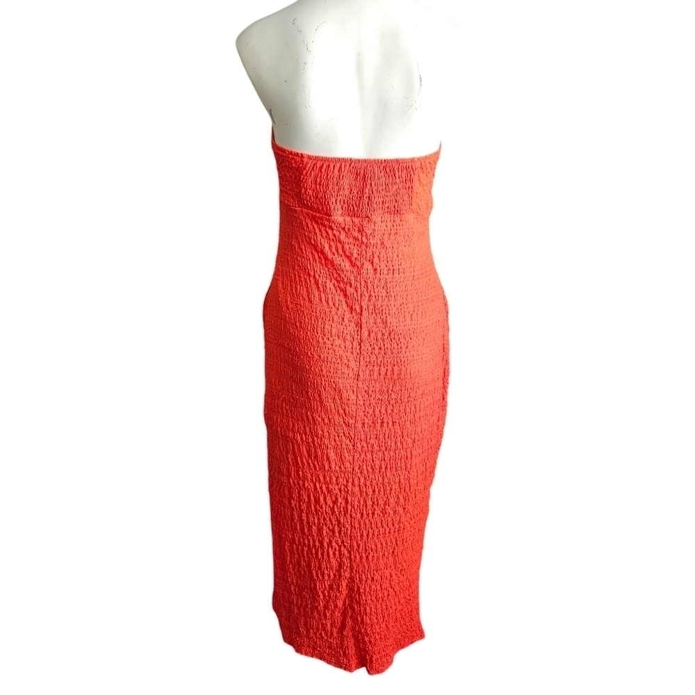 No Comment Womens Strapless Midi Dress Sz Large NWT - Picture 3 of 9